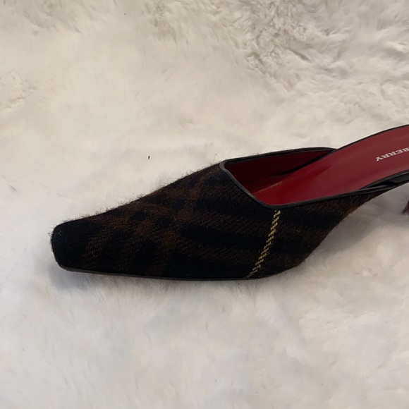 Burberry Heeled Mules Size 7 - Picture 4 of 14
